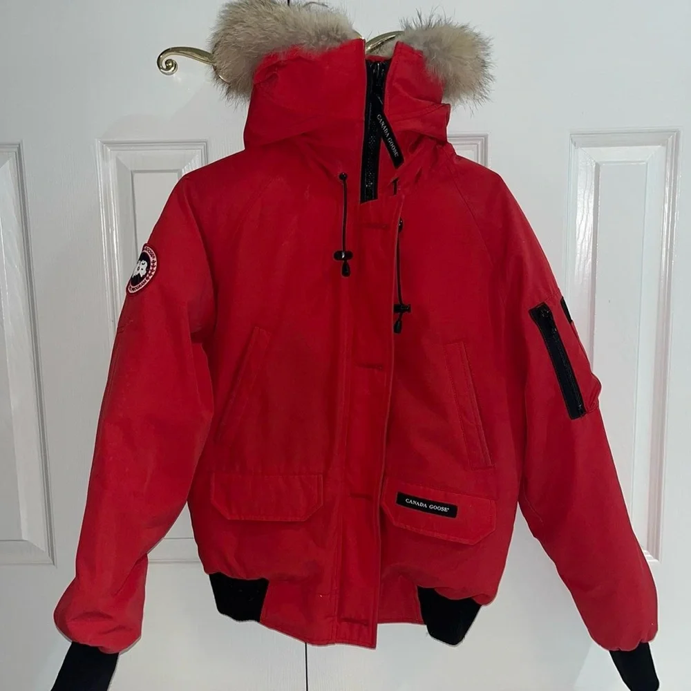Red Canada Goose Jacket - Picture 2 of 4